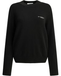Givenchy - Crew-Neck Sweater With Logo - Lyst