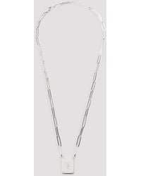 Celine - Tag Necklace - Lyst