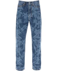 Palm Angels - Palmity Allover Laser Jeans Jeans - Lyst