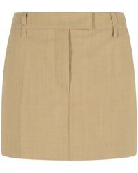 Sportmax - Fify' Virgin Wool Miniskirt - Lyst