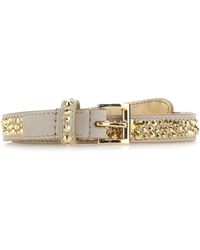 Prada - Embellished Suede Belt - Lyst