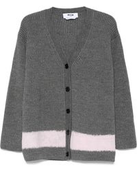 MSGM - Sweaters de gris - Lyst