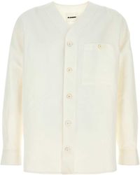 Jil Sander - Linen Blend Shirt - Lyst