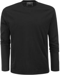 Fedeli - Long Sleeved Organic Cotton T Shirt - Lyst