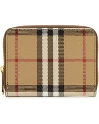 Burberry - Printed E-Canvas Wallet - Lyst