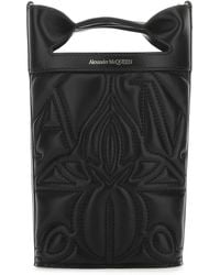 McQueen - Leather The Bow Bucket Bag - Lyst