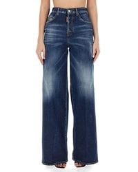 DSquared² - Wide Leg Jeans Size 40 - Lyst