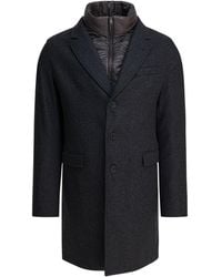 Herno - Wool Coat With Vest Jackets And Coats - Lyst