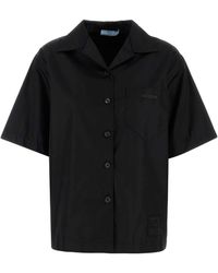 Prada - Gabardine Shirt Nylon - Lyst