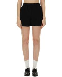ROTATE BIRGER CHRISTENSEN - Logo-Embroidered Track Shorts - Lyst