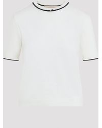 Valentino - Knit Wool T-Shirt - Lyst