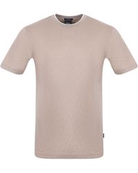 BOSS - Camiseta de jefe en algodón - Lyst
