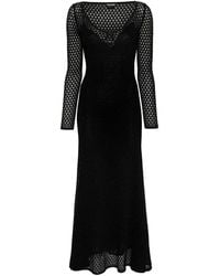 Tom Ford - Lurex Crochet Maxi Dress - Lyst