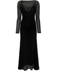 Tom Ford - Lurex Häkeln Maxi Kleid - Lyst
