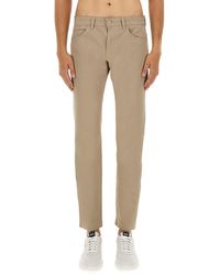 BOSS - Twill Pants - Lyst