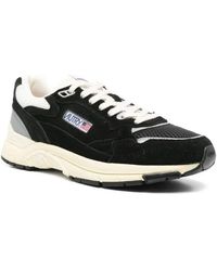 Autry - Hyperway Low Wom Wildleder/Mesh - Lyst