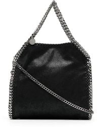 Stella McCartney - Falabella Mini Tote Bag With Chain Trim - Lyst