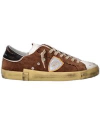 Philippe Model - Scarpe Da Ginnastica Marrone - Lyst