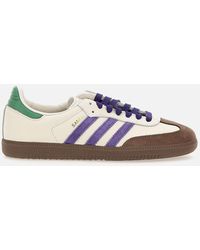 adidas - Zapatillas de cuero samba og con inserciones de gamuza - Lyst