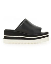 Stella McCartney - Sneak-elyse 80 Platform Slides - Women's - Rubber/polyurethane - Lyst