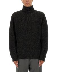 Lemaire - Ribbed Turtleneck Sweater - Lyst