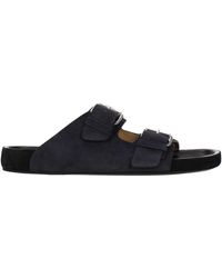 Isabel Marant - Pantoffeln und Hufe Männer Wildleder schwarz - Lyst
