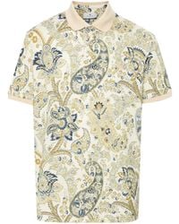 Etro - Poloshirt Mit Paisley-Print - Lyst