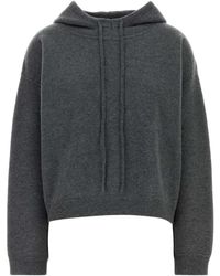 Loulou de Saison - Charcoal Cashmere Oversize Sarla Sweater - Lyst