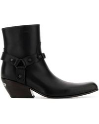 Balenciaga - Solid Square Toe Boots - Lyst