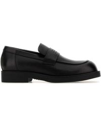 MM6 by Maison Margiela - Leather Loafers - Lyst