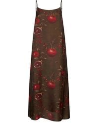 Uma Wang - Anaya Printed Midi Dress - Lyst