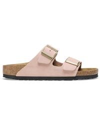 Birkenstock - Ciabatta Arizona Suede Leather Light Calzata S - Lyst