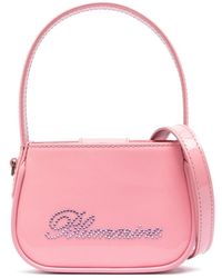 Blumarine - Crystal-Embellished Logo Tote Bag - Lyst