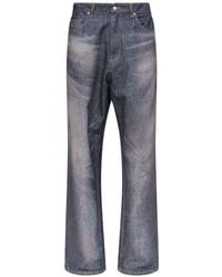 MM6 by Maison Margiela - Faded Effect Jeans - Lyst