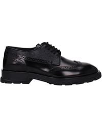 McQueen - Alexander Mc Queen Derby Leather - Lyst