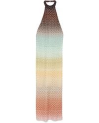 Missoni - Midi Kleid mit Gradienteneffekt - Lyst