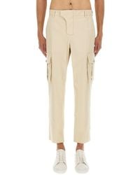 Balmain - Tailored Straight Leg Cotton Cargo Pants - Lyst