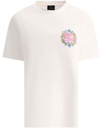 Etro - T -Shirt mit Stickerei - Lyst