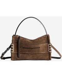 JW Anderson - Small Suede Loafer Bag - Lyst