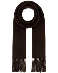 Prada - Chocolate Silk Blend Scarf - Lyst