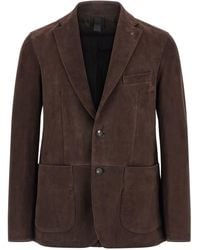Tagliatore - Carson Ai Blazer Marrone-Uomo - Lyst