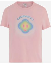 CASABLANCA - Playful Logo Print Short-Sleeve T-Shirt - Lyst