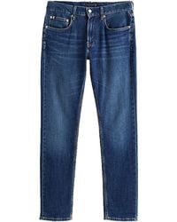 Tommy Hilfiger - Straight Denton Jeans avec moustache - Lyst