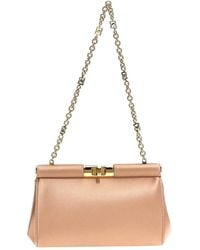 Dolce & Gabbana - Marlene Satin Shoulder Bag - Lyst