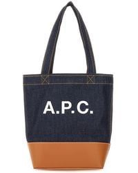 A.P.C. - Axel Small Tote Bag - Lyst