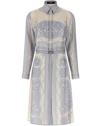 Versace - 'Coupe Des Dieux Barocco Foulard' Dress - Lyst