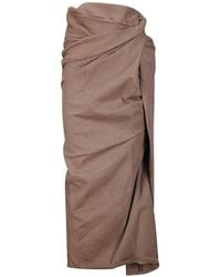 DIESEL - Denim Long Skirt - Lyst
