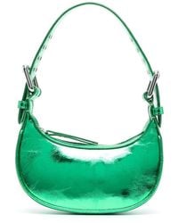 BY FAR - Mini Soho Metallic Leather Shoulder Bag - Lyst
