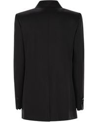 Max Mara Palchi Single-Breasted Blazer in Brown | Lyst