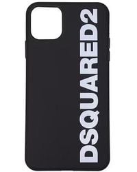 DSquared² - Porta Iphone Iphone 11 Pro Max Uomo Termoplastica Nero - Lyst